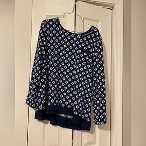 Cuddl Duds pajama set XL Navy Blue